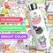 200PCS Emotional Support Animal Stickers, Cute Affirmation Stickers for Laptop Water Bottle Phones Inspirational Positive Quote Decals for Kids Adults Class Rewards